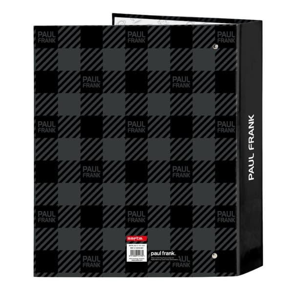 Rengaskansio Paul Frank Campers Musta A4 (27 x 33 x 6 cm)
