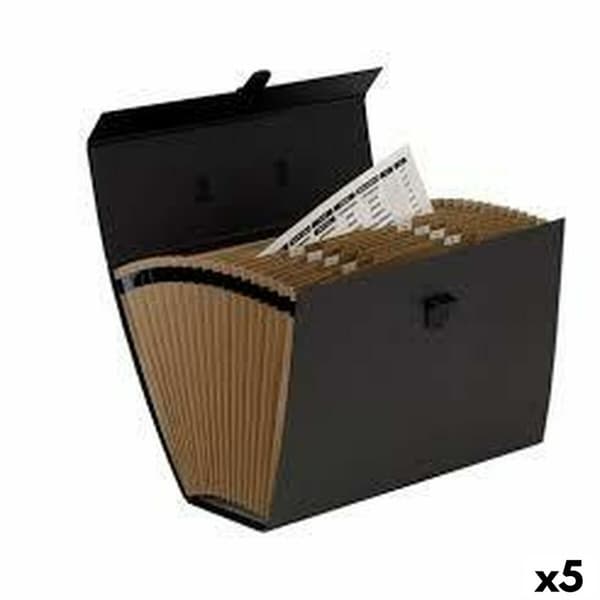Järjestelykansio Fellowes    Harmonikka Musta (25 x 36,2 x 12,4 cm)