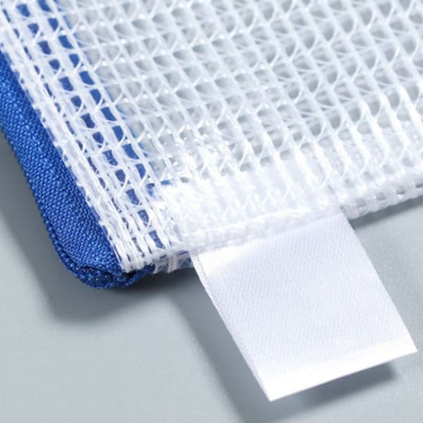 INF 12 stk B5 Transparente filposer med glidelås Rød