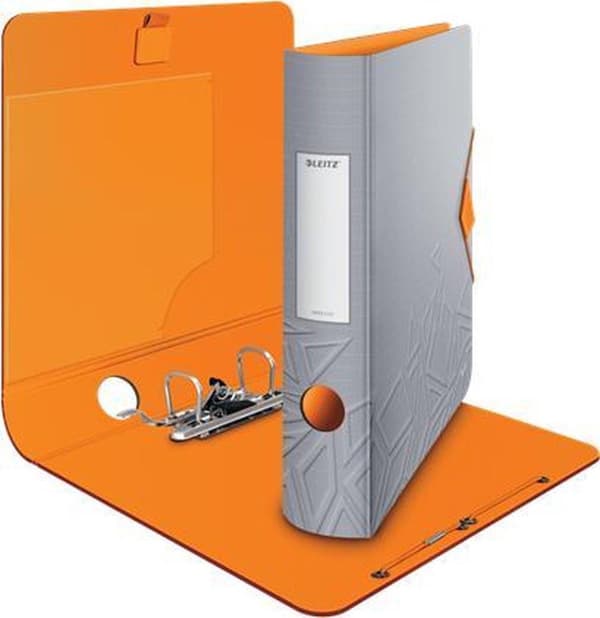 LEITZ folder Active Urban Chic, 180 grader, 65 mm, sten DIN A4, rundad rygg, tillverkad av polyfoam, duo-look, med - 1 st (1117-00-88)