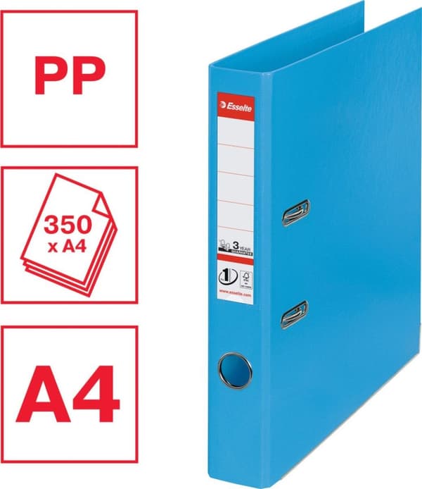Esselte 811411 - Blå - A4 - 350 ark - 5 cm - 52 x 287 x 318 mm (811411)