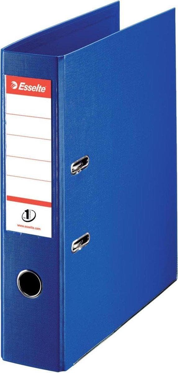 Esselte ringbind Power N°1 tæppevogn 7,5 cm - blå karton blå ringbind (811350)
