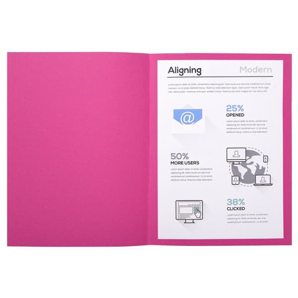 Undermappe Exacompta Forever Fuchsia A4 100 Dele