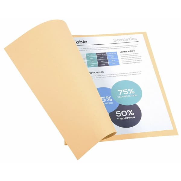 Undermappe Exacompta Forever Flødefarvet A4 100 Dele