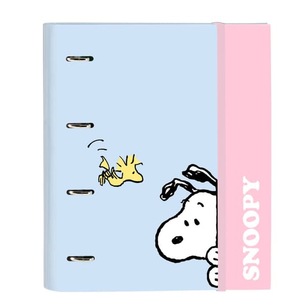 Ringbind Snoopy Imagine Blå (27 x 32 x 3.5 cm)