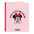 Miniatyrbillede 1 af 2: Ringbind Minnie Mouse Me time Pink A4 (26.5 x 33 x 4 cm)