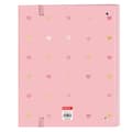 Miniatyrbillede 2 af 2: Ringbind Glow Lab Hearts Pink (27 x 32 x 3.5 cm)