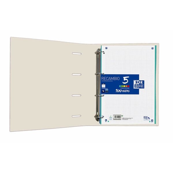 Ringbind Oxford Classic Europeanbinder Hvid A4 A4+