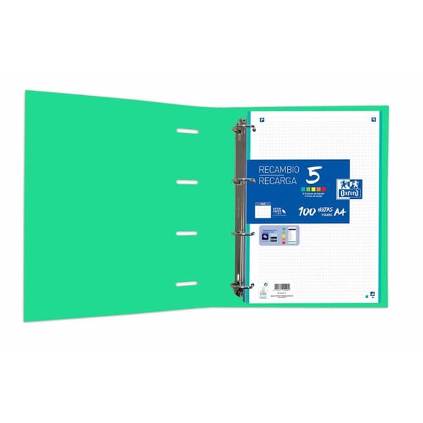 Ringbind Oxford Touch Europeanbinder Mint A4 A4+