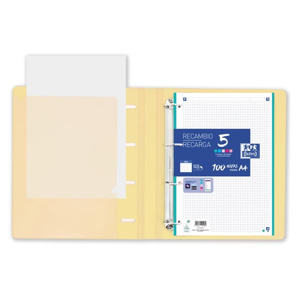 Ringbind Oxford Europeanbinder Polyfoam 1 enheder A4 A4+