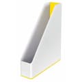 Miniatyrbillede 1 af 3: Tidsskriftholder Leitz Gul Hvid A4 polystyren 7,3 x 31,8 x 27,2 cm