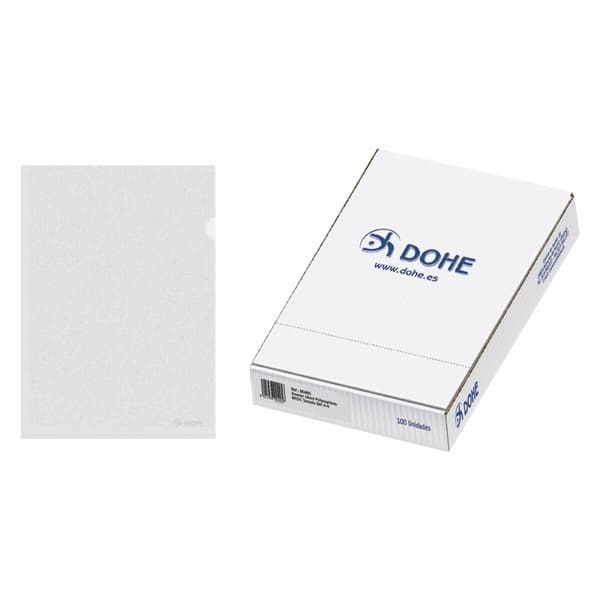 Dokumentmappe DOHE Gennemsigtig A4 100 Dele