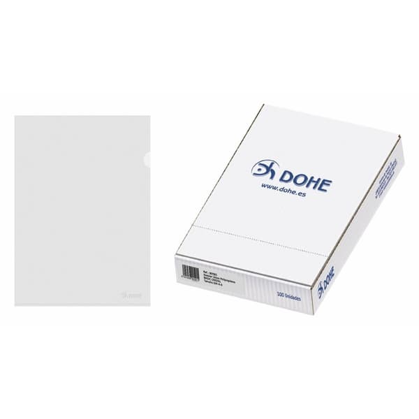 Dokumentmappe DOHE Gennemsigtig A4 100 Dele