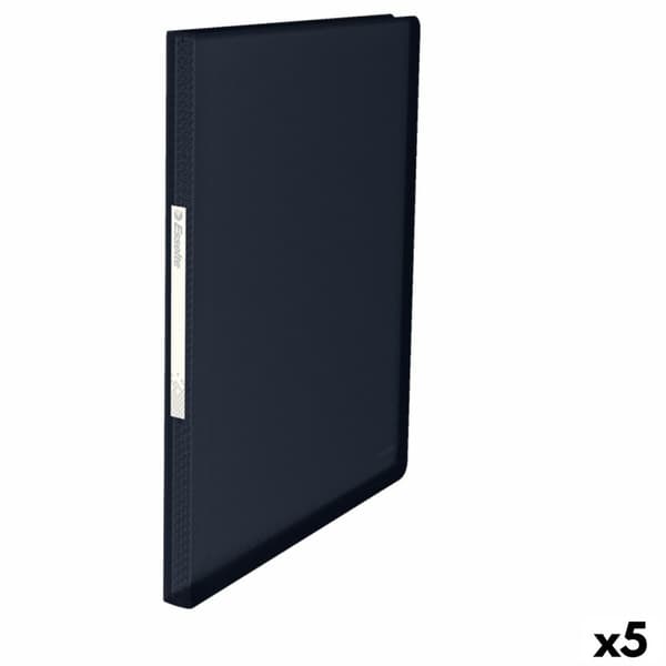 Folder Esselte Sort A4 (5 enheder)
