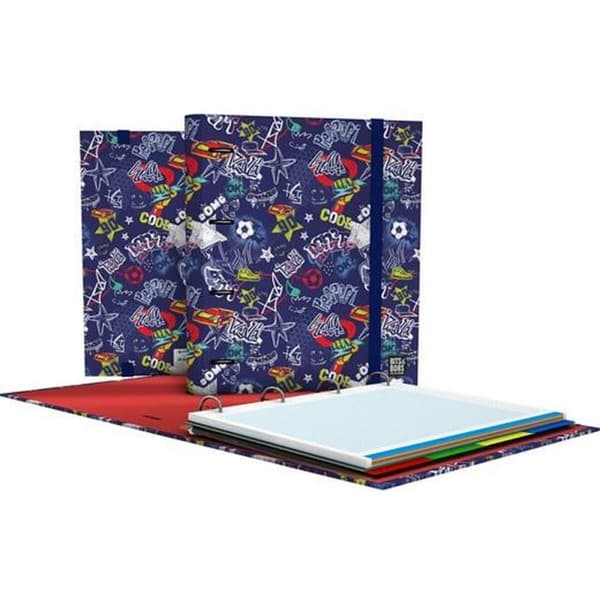 Ringbind Grafoplas Carpebook Star Mørkeblå A4 (2 enheder)