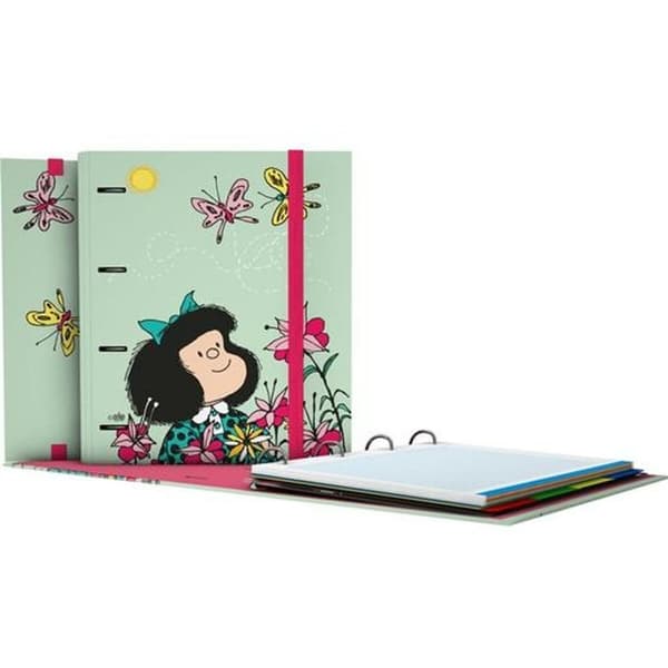 Ringbind Grafoplas Carpebook Mafalda Grøn A4 (2 enheder)