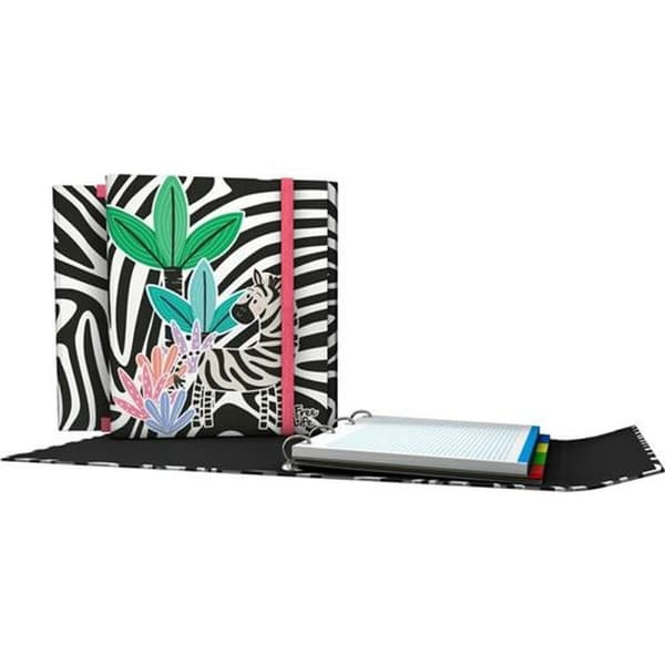 Ringbind Grafoplas Carpeplús Free Life Zebra Hvid/Sort A4 (2 enheder)