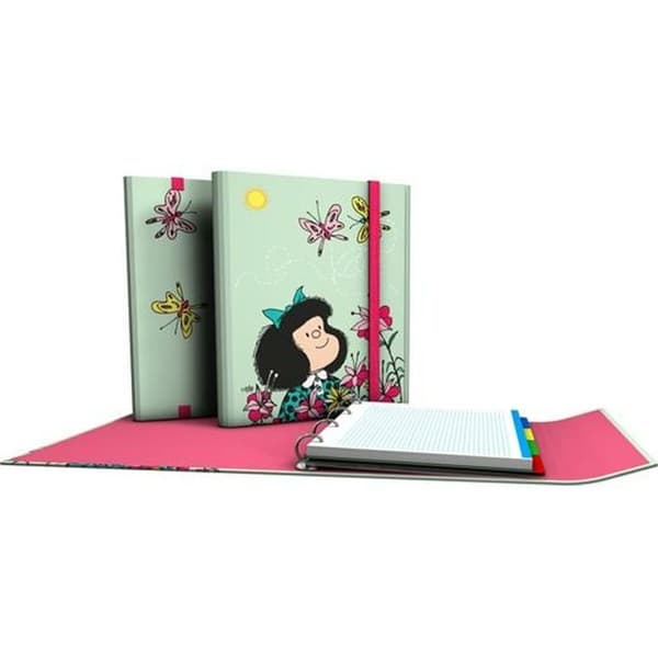 Ringbind Grafoplas Carpeplús Mafalda  Grøn A4 (2 enheder)