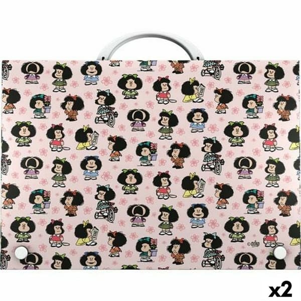 Mappe Grafoplas Mafalda Multifarvet A4 (2 enheder)