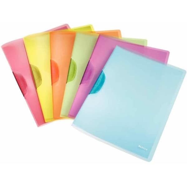 Dossier Leitz ColorClip Rainbow Multifarvet A4 (6 enheder)