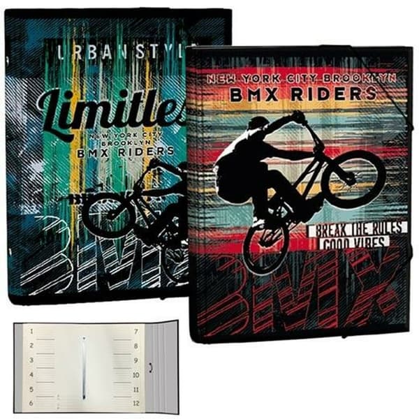 Organiser mappe SENFORT Multifarvet Din A4