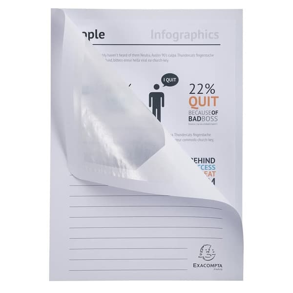 Undermappe Exacompta Hvid A4 100 Dele