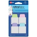 Miniatyrbillede 1 af 6: AVERY Zweckform klæbestrimler UltraTabs pastel, 25,4 x 38 mm skrivbare faner, lavet af polyester, papirbelagt - 1 stk (74761)