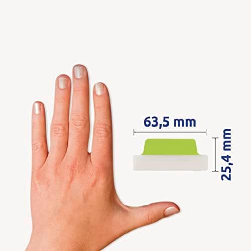 AVERY Zweckform självhäftande remsor UltraTabs vit, 63,5 x 25 mm skrivbara flikar, tillverkade av polyester, pappersbelagda - 1 st (74789)