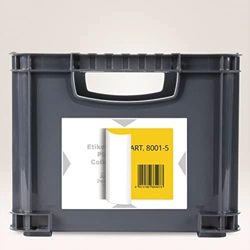 AVERY Zweckform bæreetiketter, 220x160 mm, hvid/lysgrå PP med transparent polyesterlag, igen og igen - 1 stk (8003-5)