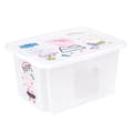 Miniatyrbillede 1 af 6: keeper opbevaringsboks karolina "Peppa", 15 liters roterende/stablingsboks med låg, lavet af PP, naturlig-transparent, med - 1 stk (1223600119400)