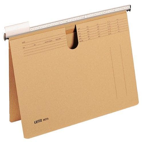 LEITZ BETA hängmapp, A4, kommersiell häftning, natron - för marknaden: D - L - A - CH - 25 stycken (2512-00-00)