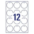 Pikkukuva 3 / 6: AVERY Zweckform -lappu, pahvi, 220 g/m², halkaisija: 60 mm pyöreä, valkoinen, satiinipinta, ehdottoman sileät reunat, molemmin puolin - 1 kpl (T2004-1