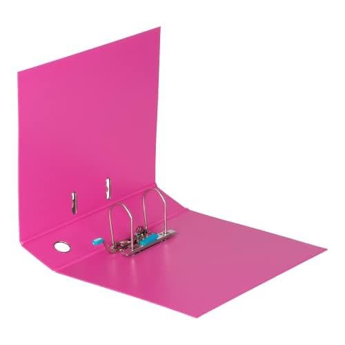 ELBA-mappe "Strong Line", A4, rygbredde: 80 mm, pink PP-plastbetræk, stabil kantbeskyttelse takket være dobbelt PP - 1 stk (100400543)