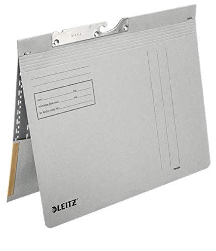 LEITZ pendulhæftemaskine, med lomme, A4, grå - til markedet: D - A - L - CH - 50 stk (2012-00-85)
