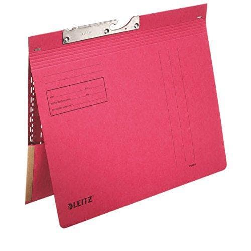 LEITZ pendelhäftapparat, med ficka, A4, röd - för marknaden: D - A - L - CH - 50 stycken (2012-00-25)