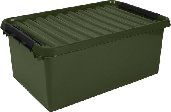 Sunware opbevaringsboks Q-line 79700017 genbrugt 45L grøn (79700017)