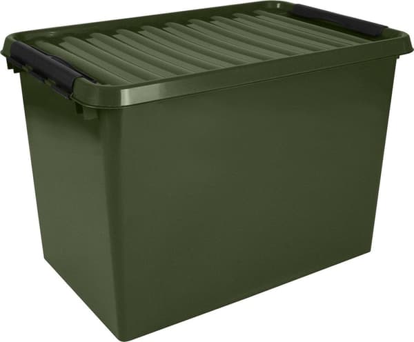 Aurinkoesineiden säilytyslaatikko Q-line 83600617 kierrätetty 72L vihreä (83600617)