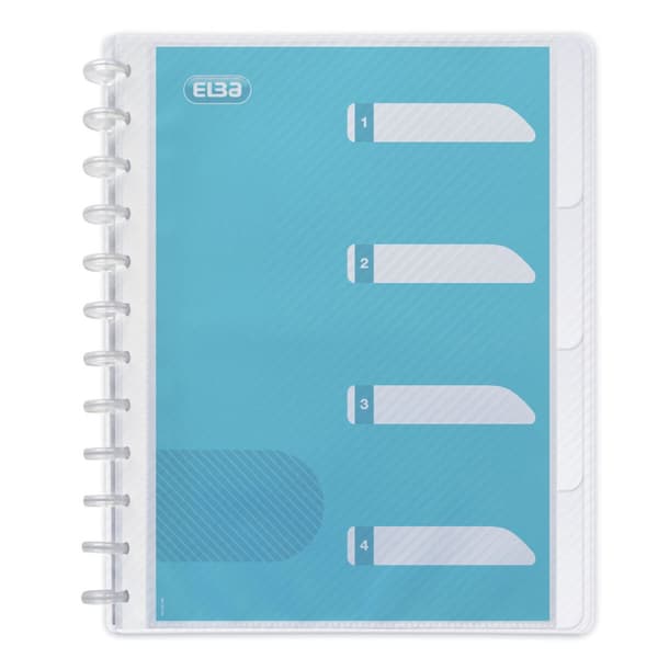 Organiser mappe Elba 100205613 Gennemsigtig A4