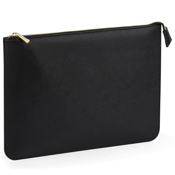 Bagbase Boutique Zipped Document Wallet Black One Size
