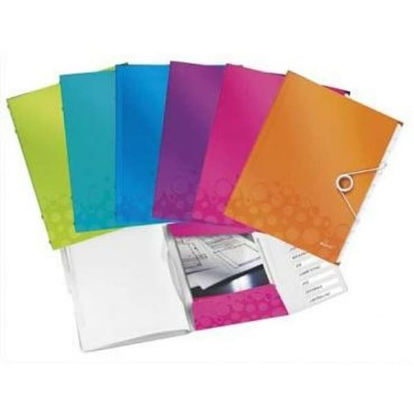 Organiser mappe Leitz WOW Multifarvet A4 (14 enheder)