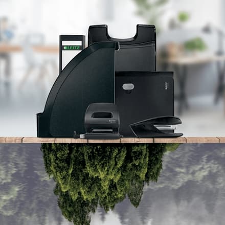 Esselte Leitz brevbakke Genbrugsrød - Denne stabile og holdbare brevbakke er lavet af mindst 90 % genbrugsmateriale (post-consumer) og er velegnet til