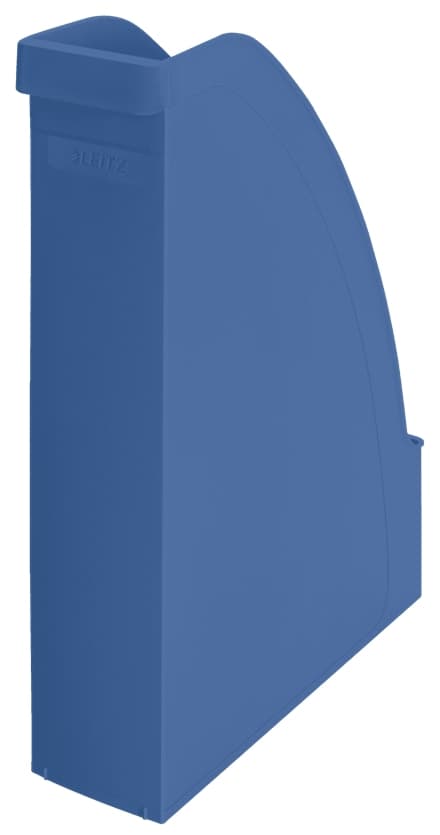 LEITZ Återvinningsmapp, DIN A4, PS, ljusblå återvunnen polystyren, 100 % återvinningsbar, - 1 st (24765030)