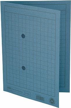 ELBA distributions- og cirkulationsmappe, DIN A4, manila pap, blå 250 gsm, med gitterprint - 50 stk (35461 BL)