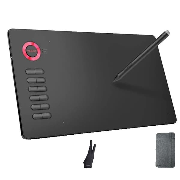 Grafikplatta, 10x6 tum, Stylus utan batteri