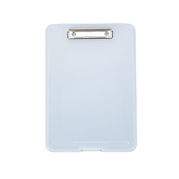 INF A4 Plast Oppbevaring Utklippstavle Fil Box Case Dokument Fil Mappe Utklippstavle