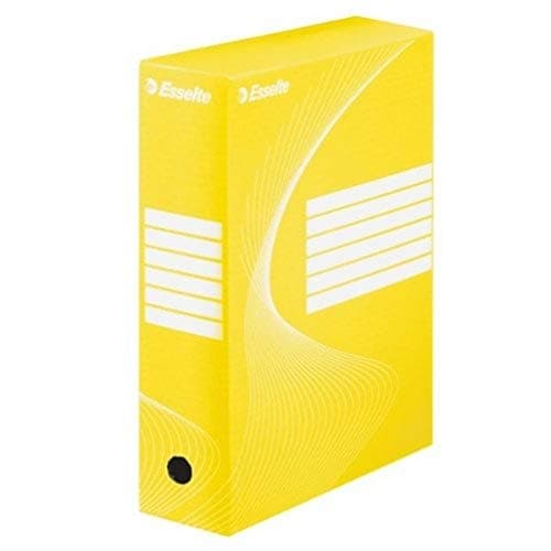 Esselte Vivida 128423 arkivboks, DIN A4, gul, (B) 100 mm