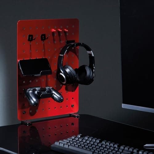 VALUE pegboard til gamer klemmeholder rød (17.99.0099)