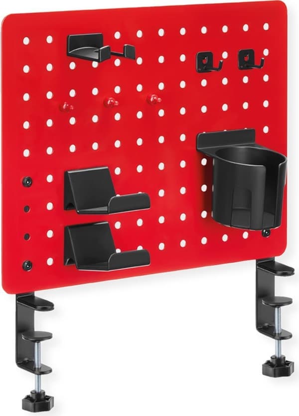 VALUE pegboard til gamer klemmeholder rød (17.99.0099)