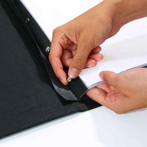 Sigel SM131 Folder Læder - Linned - Plast Sort A4 (210x297 mm) (SM131)