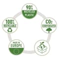 Miniatyrbillede 5 af 6: Leitz Dossiermappe Recycle Pp A4 140 Microns 100 Enheder